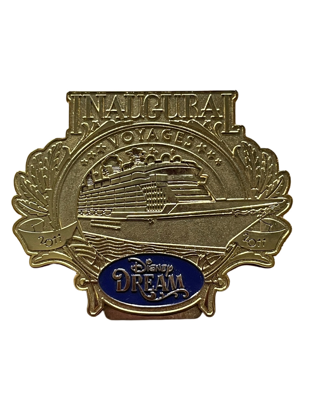 Disney Dream Inaugural Voyage Magnet Clip 2012 DCL Cruise Line